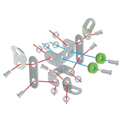 Set-constructie---Robotel-cu-roti-T38281