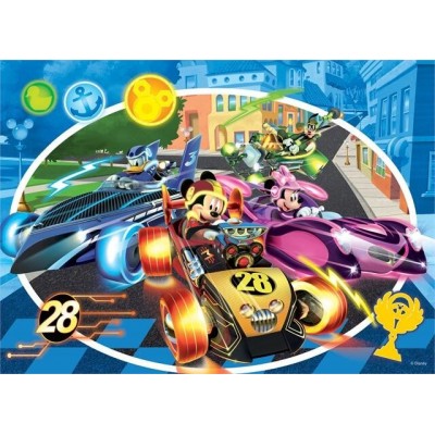 Puzzle-de-colorat---Mickey-in-cursa-24-piese-L74099