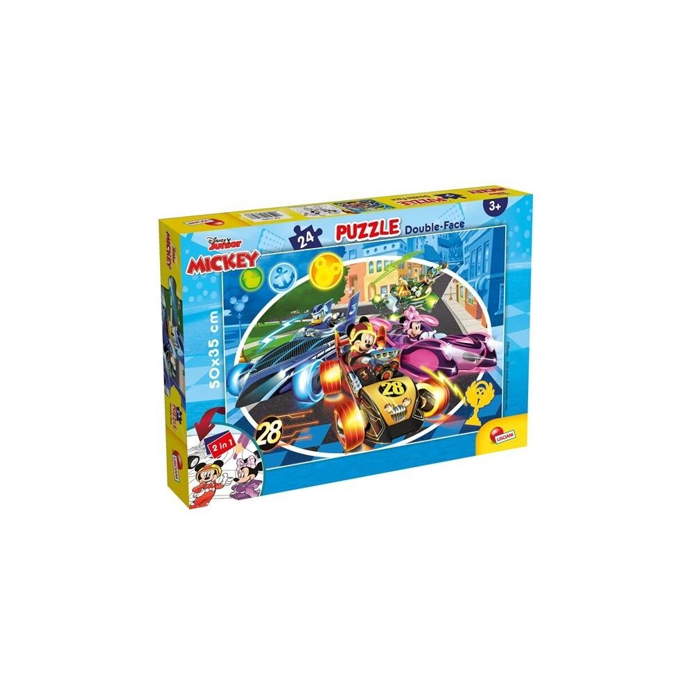 Puzzle-de-colorat---Mickey-in-cursa-24-piese-L74099