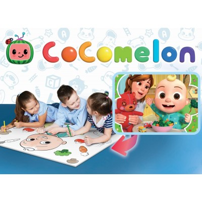 Puzzle-de-colorat-maxi---Cocomelon-la-masa-60-piese-L91072
