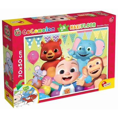 Puzzle-de-colorat-maxi---Cocomelon-si-prietenii-24-piese-L91003