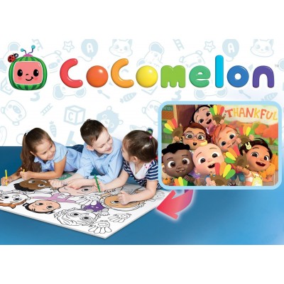 Puzzle-de-colorat-maxi---Cocomelon-si-prietenii-60-piese-L91089
