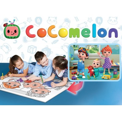 Puzzle-de-colorat-maxi---Cocomelon-si-ursuletul-60-piese-L91065