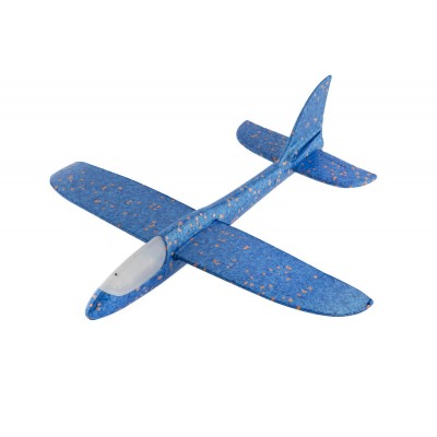 Avion-planor-din-spuma-cu-luminite---Albastru-640010A