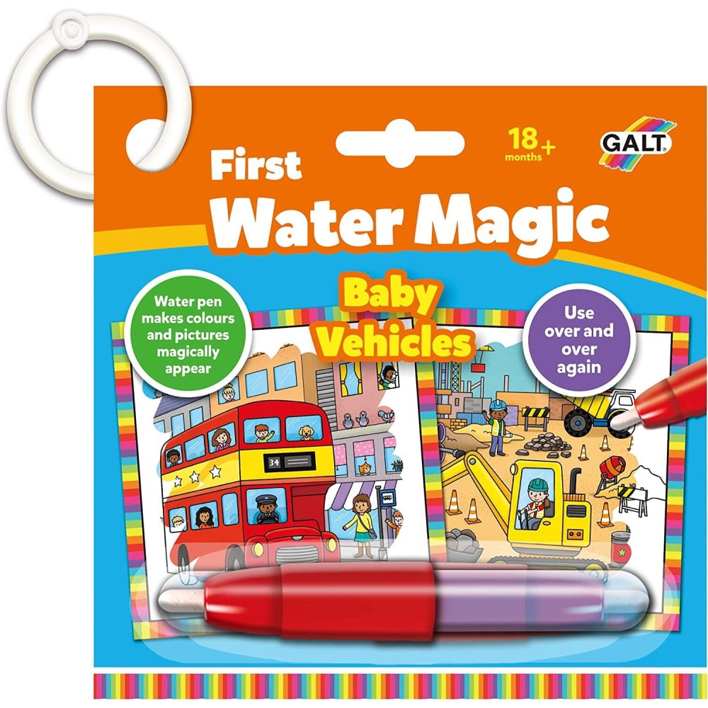Baby-Water-Magic-Carte-de-colorat-Vehicule-1005458