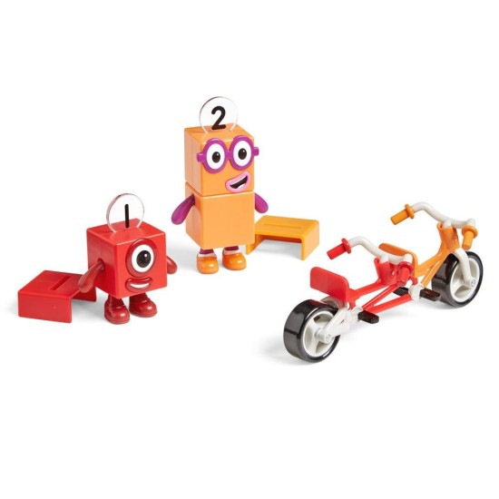 Set-figurine-Numberblocks---Aventuri-pe-bicicleta-cu-Unu--Doi-HM95354-UK