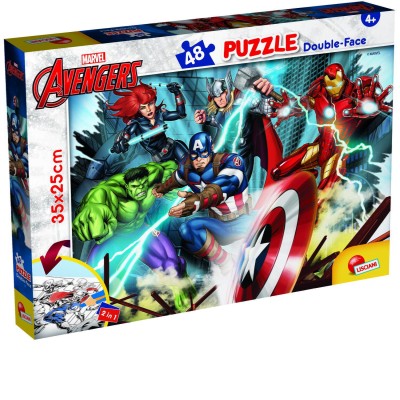 Puzzle-de-colorat---Avengers-48-de-piese-L99641