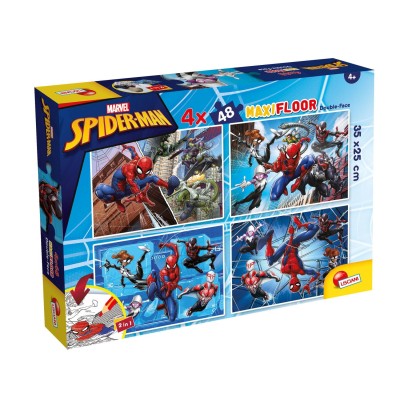 Puzzle-de-colorat-maxi----Spiderman-4-x-48-de-piese-L100385