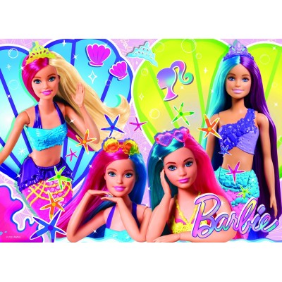 Puzzle-de-colorat-maxi---Barbie-4-x-48-de-piese-L99467