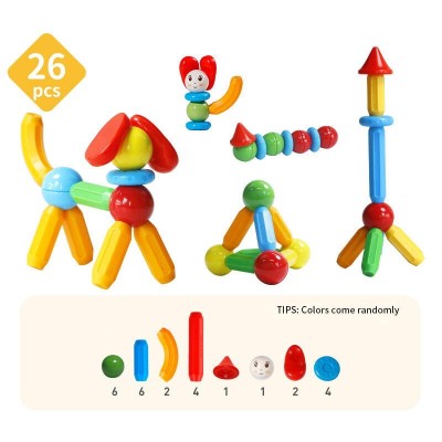 Set-de-constructie-magnetic---STICK-26-piese-MPO-26