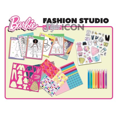 Set-de-colorat-cu-activitati-Barbie---Fashion-Icon-L12839