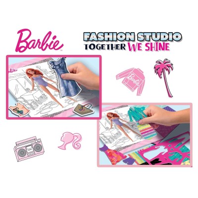 Set-de-colorat-cu-activitati-Barbie---Fashion-Studio-L12808