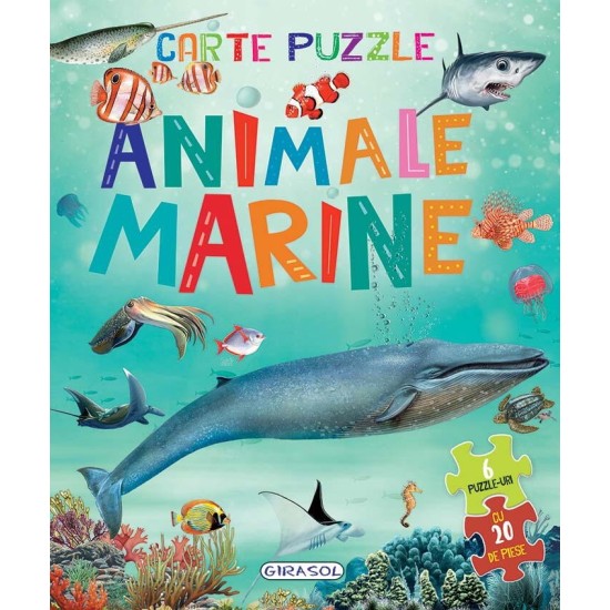 Carte-cu-6-puzzle-uri---Animale-marine-978-606-024-397-7