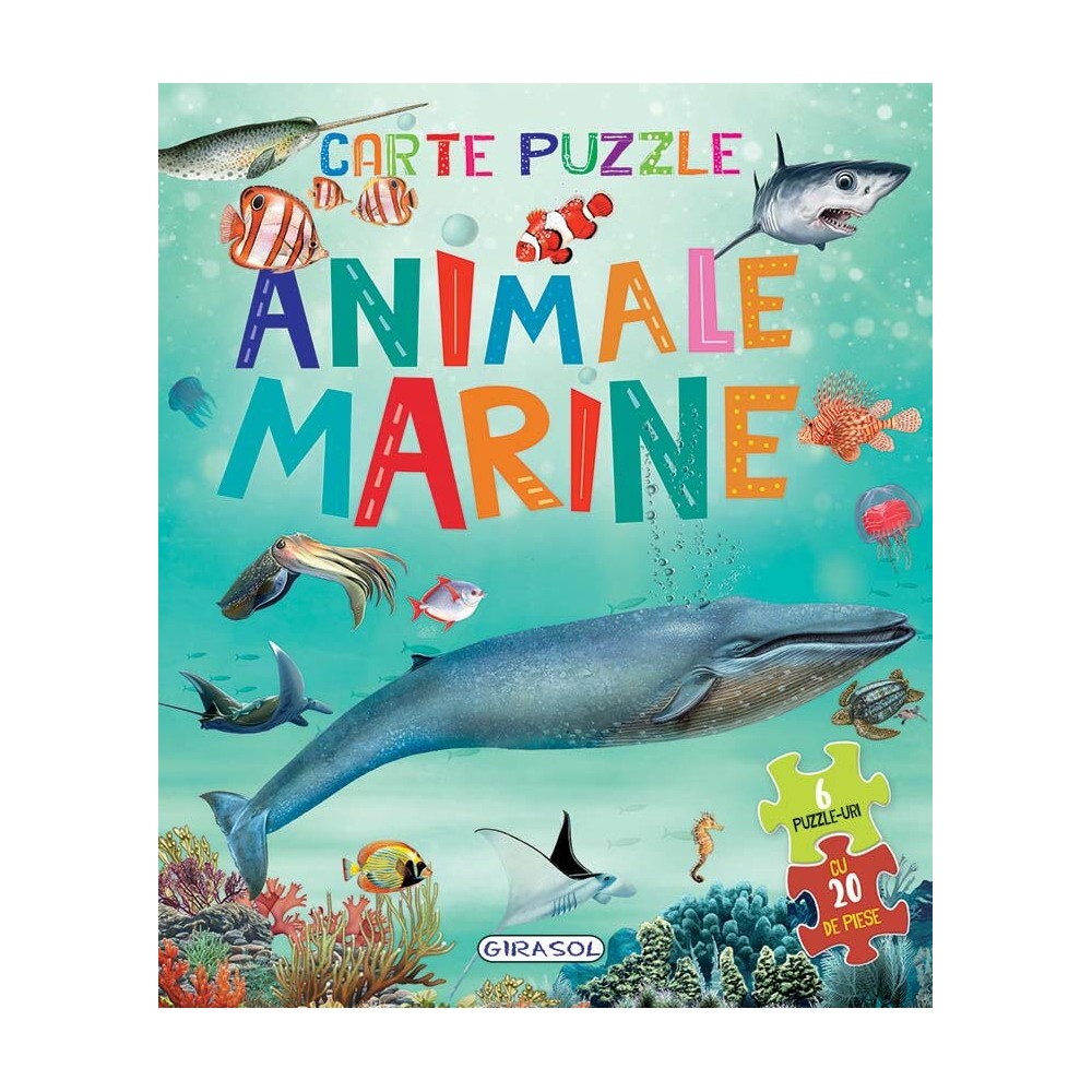 Carte-cu-6-puzzle-uri---Animale-marine-978-606-024-397-7