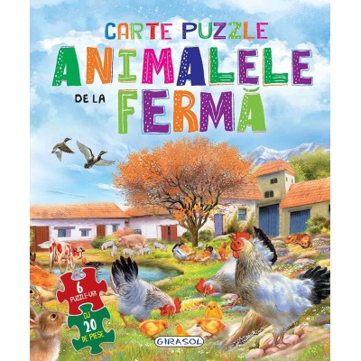 Carte-cu-6-puzzle-uri---Animalele-de-la-ferma-978-606-024-399-1