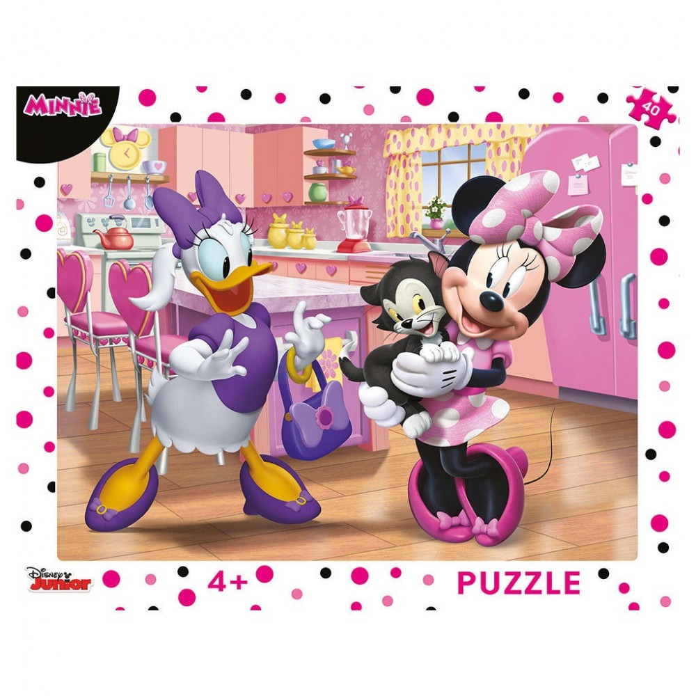 Puzzle-cu-rama---Minnie-40-piese-322196