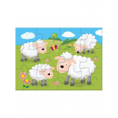 Set-4-puzzle-uri-Animale-de-la-ferma-4-6-8-12-piese-1003913