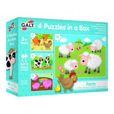 Set-4-puzzle-uri-Animale-de-la-ferma-4-6-8-12-piese-1003913