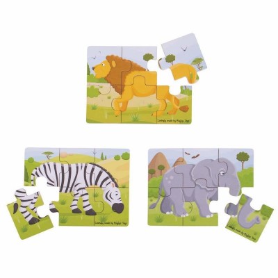 Set-3-puzzle-din-lemn---Jungla-Vesela-BJ818