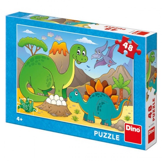 Puzzle---Dinozauri-prietenosi-48-piese-371309