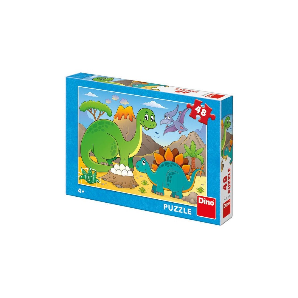 Puzzle---Dinozauri-prietenosi-48-piese-371309