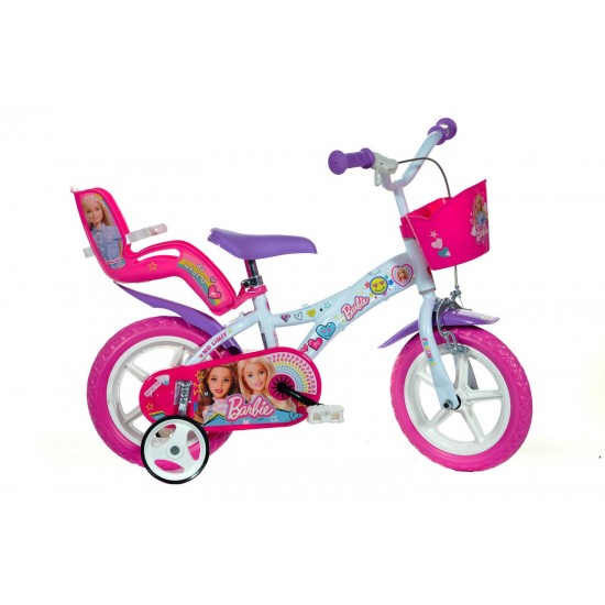 Bicicleta-copii-12---Barbie-la-plimbare-612GL-BAF