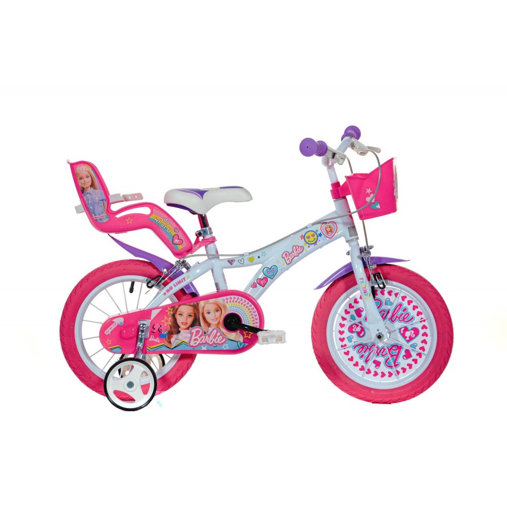 Bicicleta-copii-16---Barbie-la-plimbare-616G-BAF